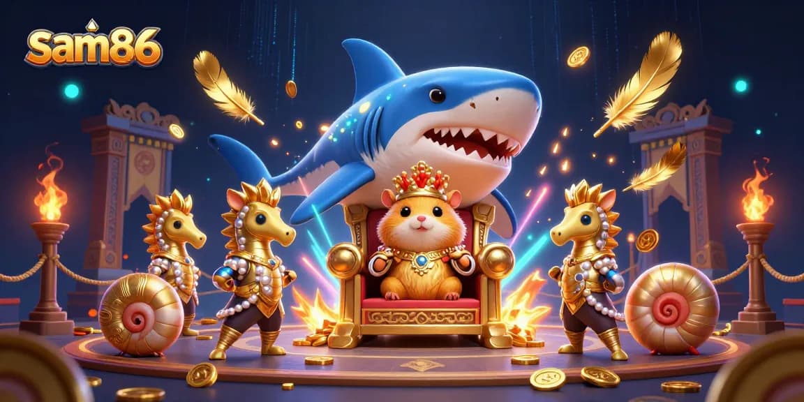 Experience thrilling gameplay at sam86 with a vibrant 3D illustration featuring an adventurous theme.