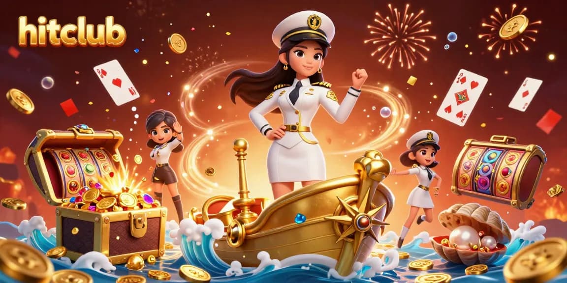 Win big at hitclub with this vibrant 3D illustration showcasing exciting gambling elements!