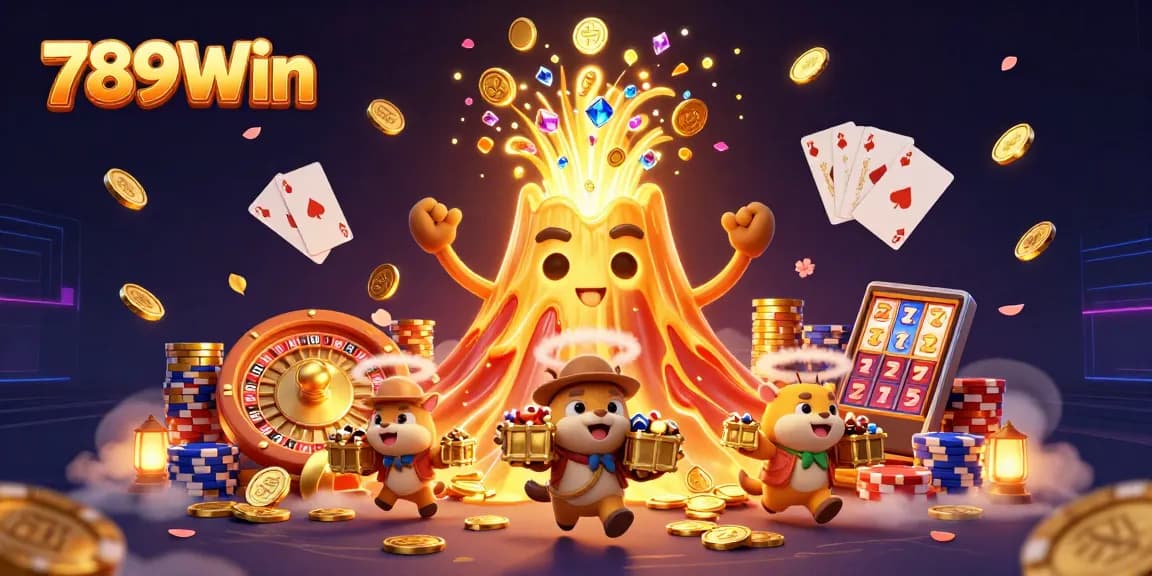 Experience the thrill of winning at 789Win with vibrant casino elements and exciting jackpots.