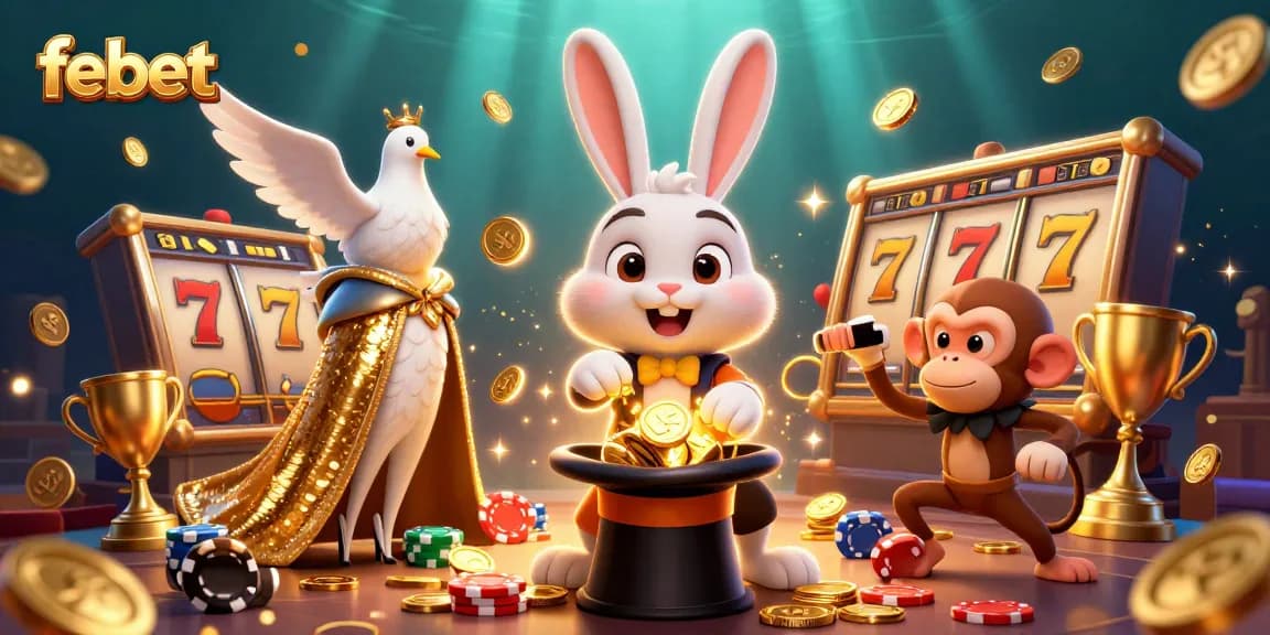 Experience the magical febet gambling scene with enchanting characters and vibrant slots.