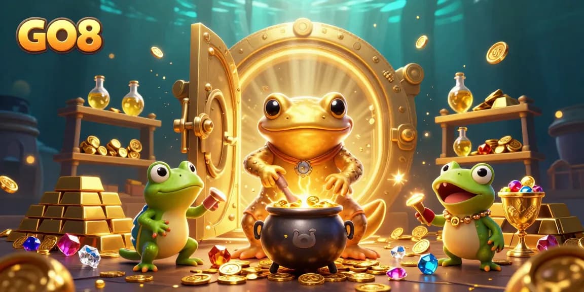 Engage with GO8's thrilling casino experience featuring unique games and gold-themed extravaganza.