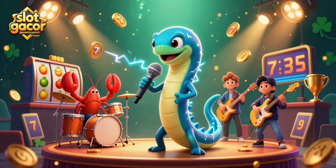 Experience thrilling slot gacor games mobile terbaik with vibrant casino characters and dynamic gameplay elements.