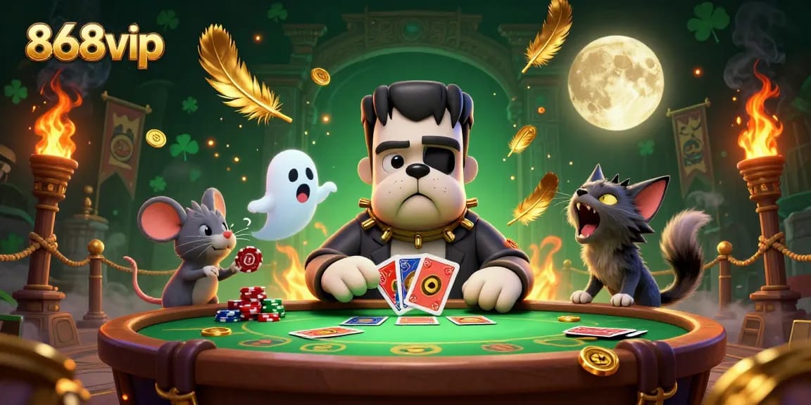 Engage with thrilling games at 868vip featuring unique characters in a vibrant casino atmosphere.