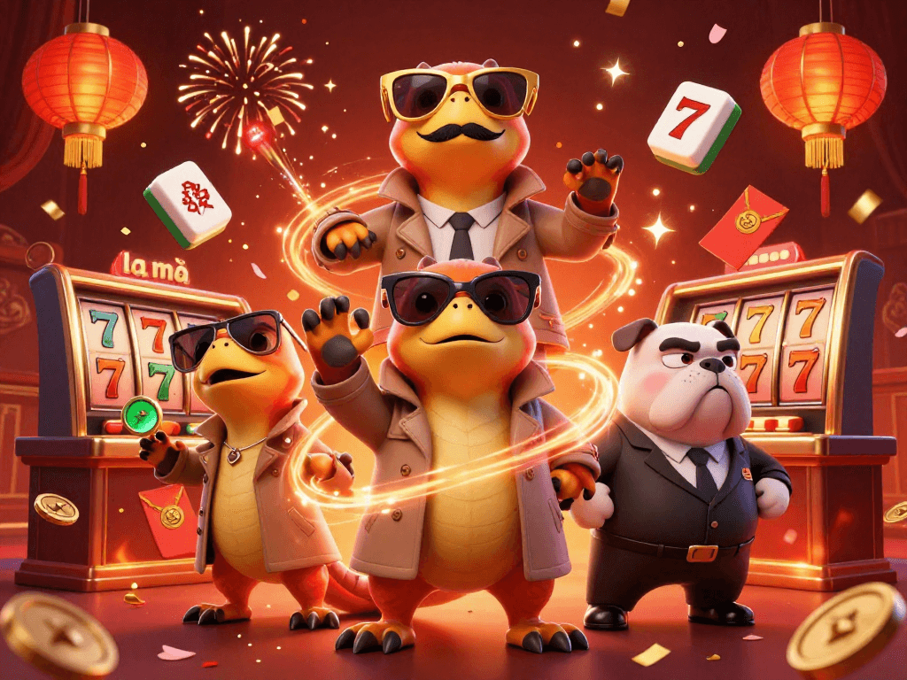 Experience the thrill of la mã with three raptors cleverly disguised to enter a casino.