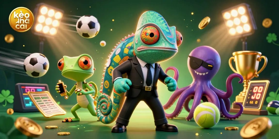 Experience kèo nhà cái with thrilling sports betting visuals showcasing lively characters and dynamic gaming elements.