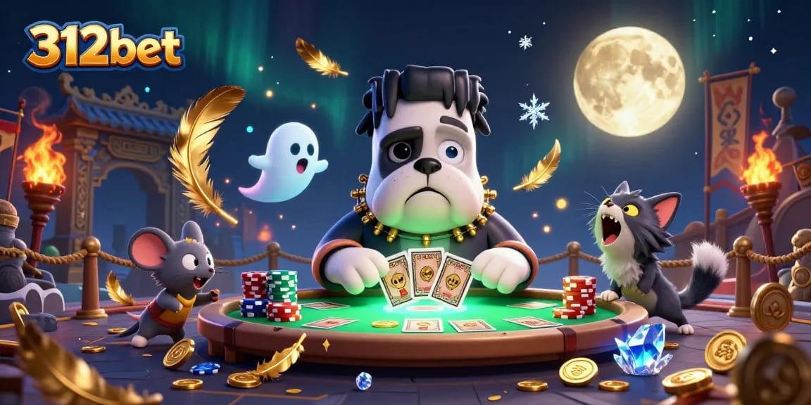 Engage with 312bet's thrilling casino experience featuring vibrant characters and dynamic gaming elements.