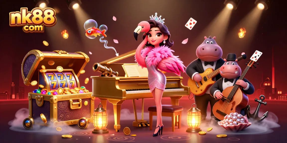 Experience vibrant games at nk88 com with lively characters and captivating casino elements.