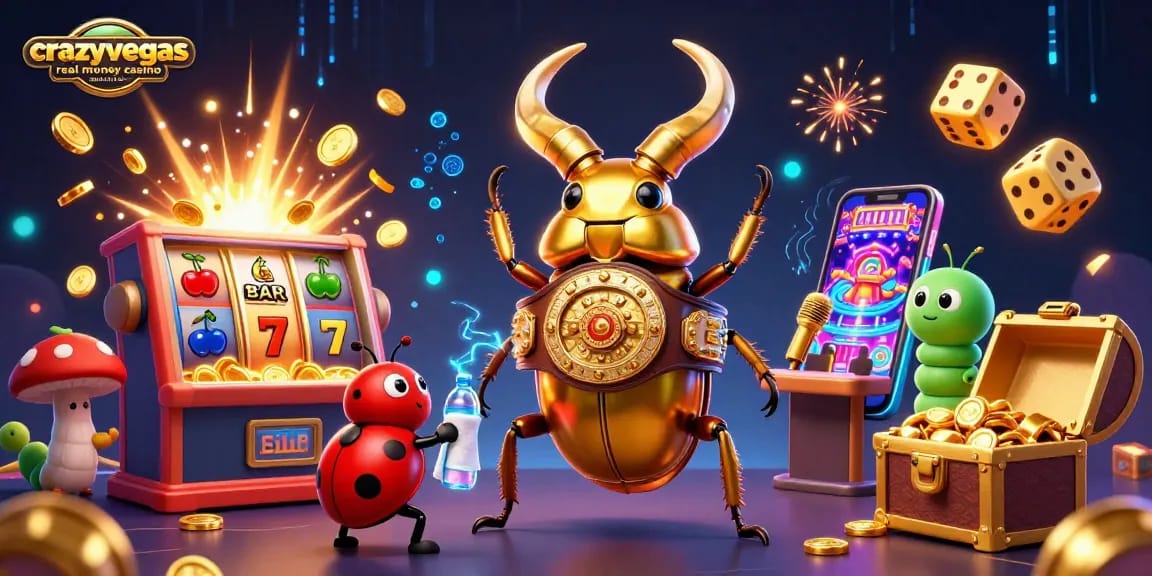 Experience the excitement of crazyvegas real money casino australia with a vibrant 3D boxing scene.