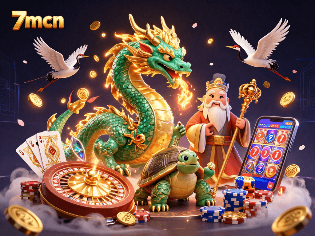 Experience thrilling gameplay in keno with 7mcn's majestic characters and dynamic casino elements.
