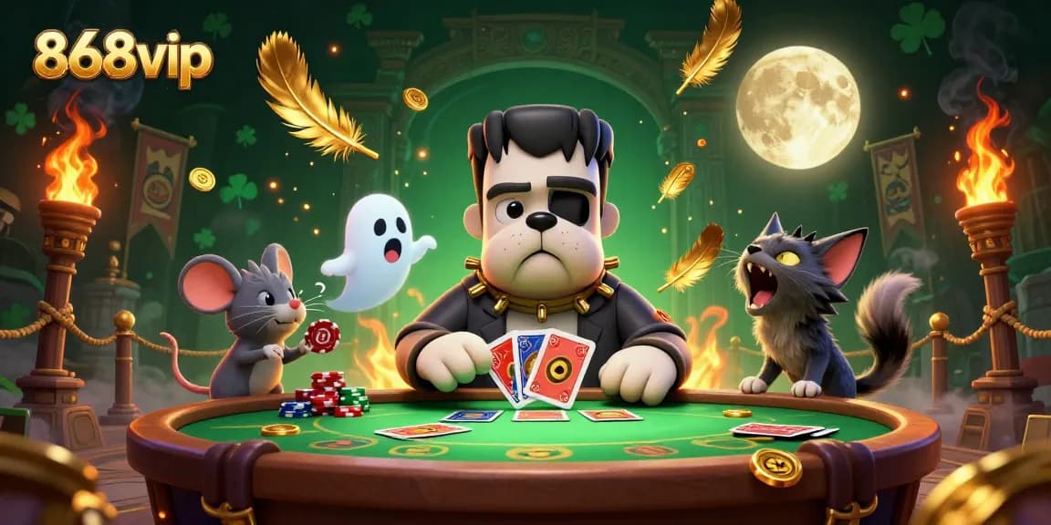 Engage with thrilling games at 868vip featuring unique characters in a vibrant casino atmosphere.