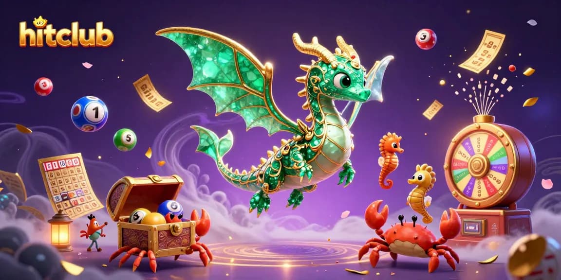 Join the excitement at hitclub with a vibrant treasure hunt featuring dazzling lottery elements.