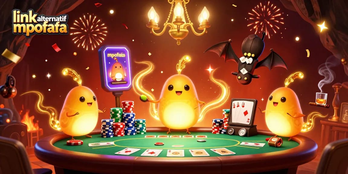 Engage with the vibrant scene of link alternatif mpofafa as glowworms illuminate a vibrant casino atmosphere.