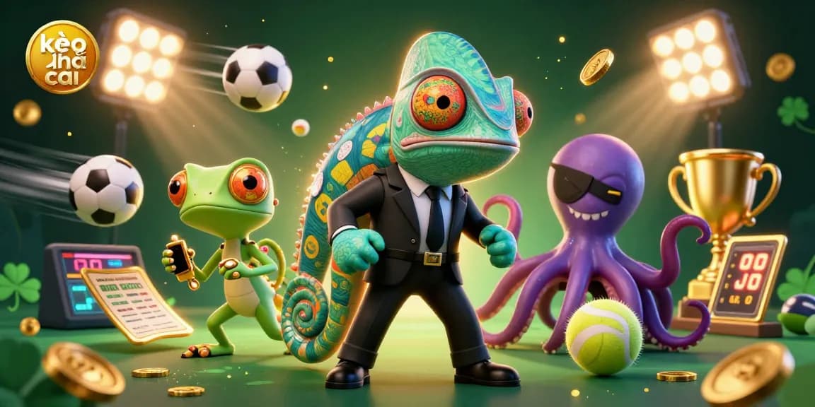 Experience kèo nhà cái with thrilling sports betting visuals showcasing lively characters and dynamic gaming elements.