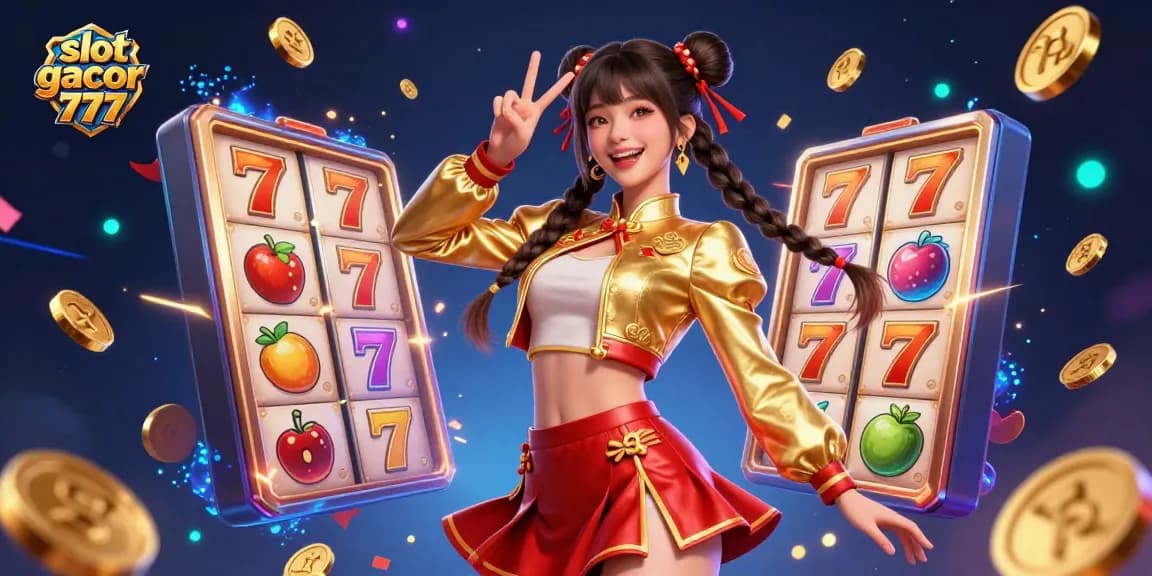 Experience the excitement of slot gacor 777 with vibrant symbols, jackpot reels, and dynamic celebration.