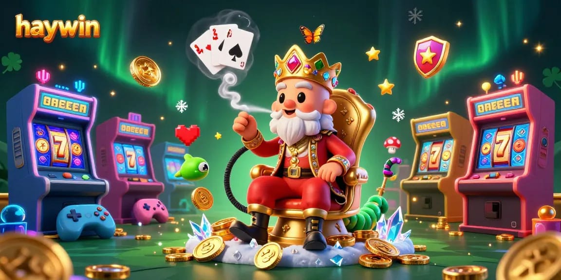 Experience immersive gaming with Haywin featuring vibrant characters and casino elements in a stunning 3D illustration.