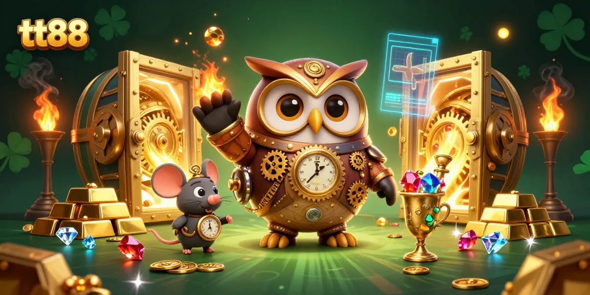 Experience thrilling gameplay at tt88 with a dynamic and colorful casino scene.