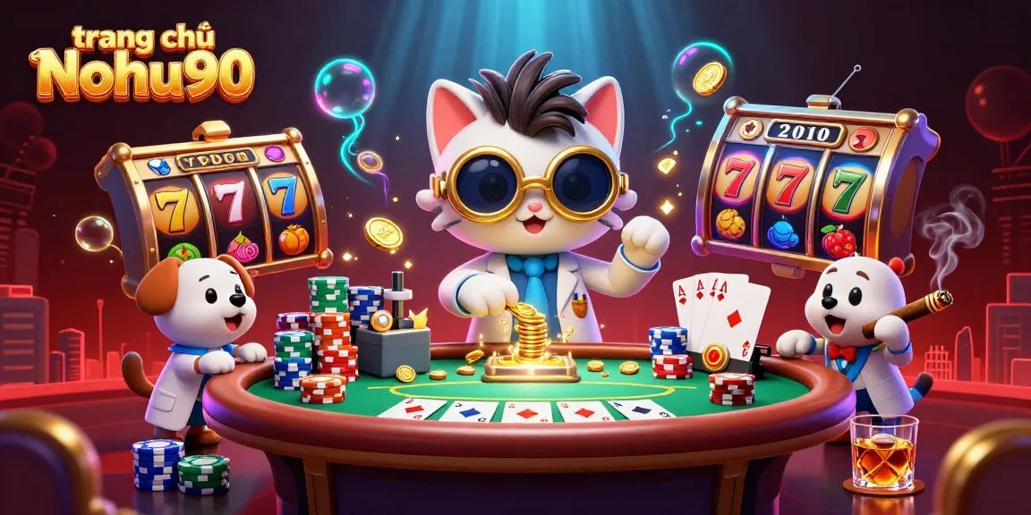 Experience the excitement at trang chủ Nohu90 with casino games and vibrant animations.