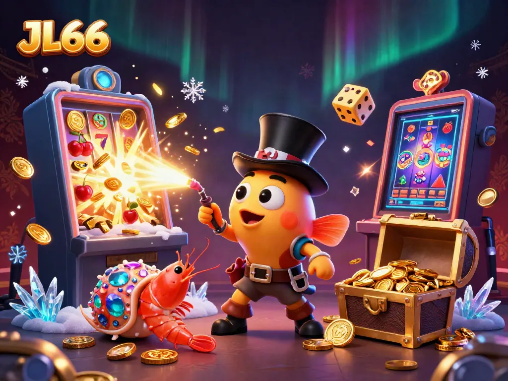 Experience thrilling gaming at JL66 with vibrant characters and dazzling casino elements.