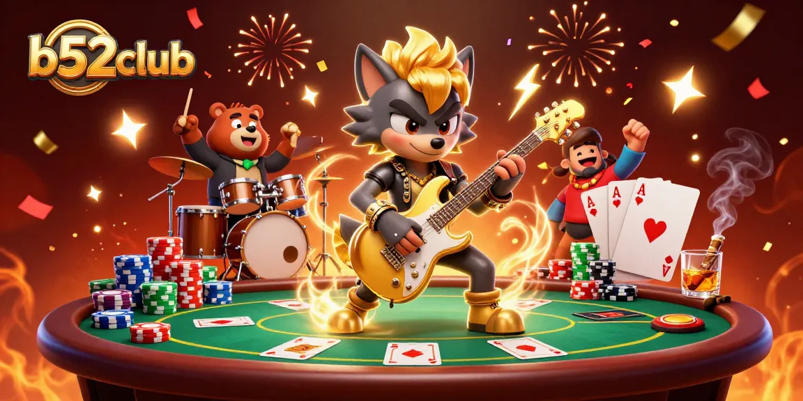 Experience lively gaming with b52club's vibrant casino culture, featuring electric performances and trendy poker vibes.