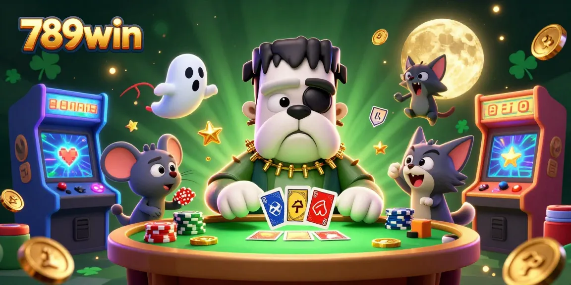Engage with thrilling card games at 789win featuring charming monster characters.
