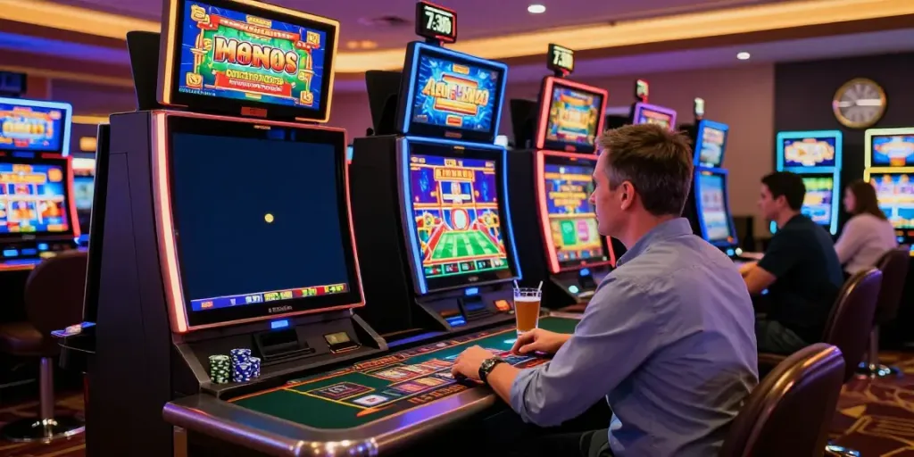 Player engaged at Crusado Casino UK, experiencing live dealer games and vibrant slots.