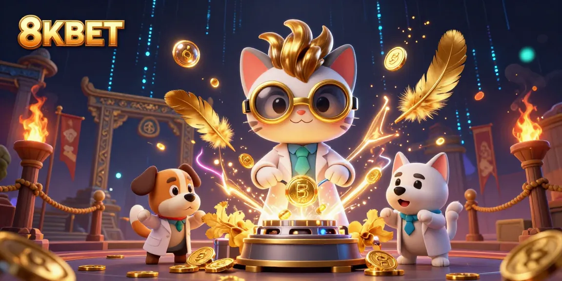 Experience thrilling gameplay at 8KBET with dynamic casino elements in a vibrant gaming scene.