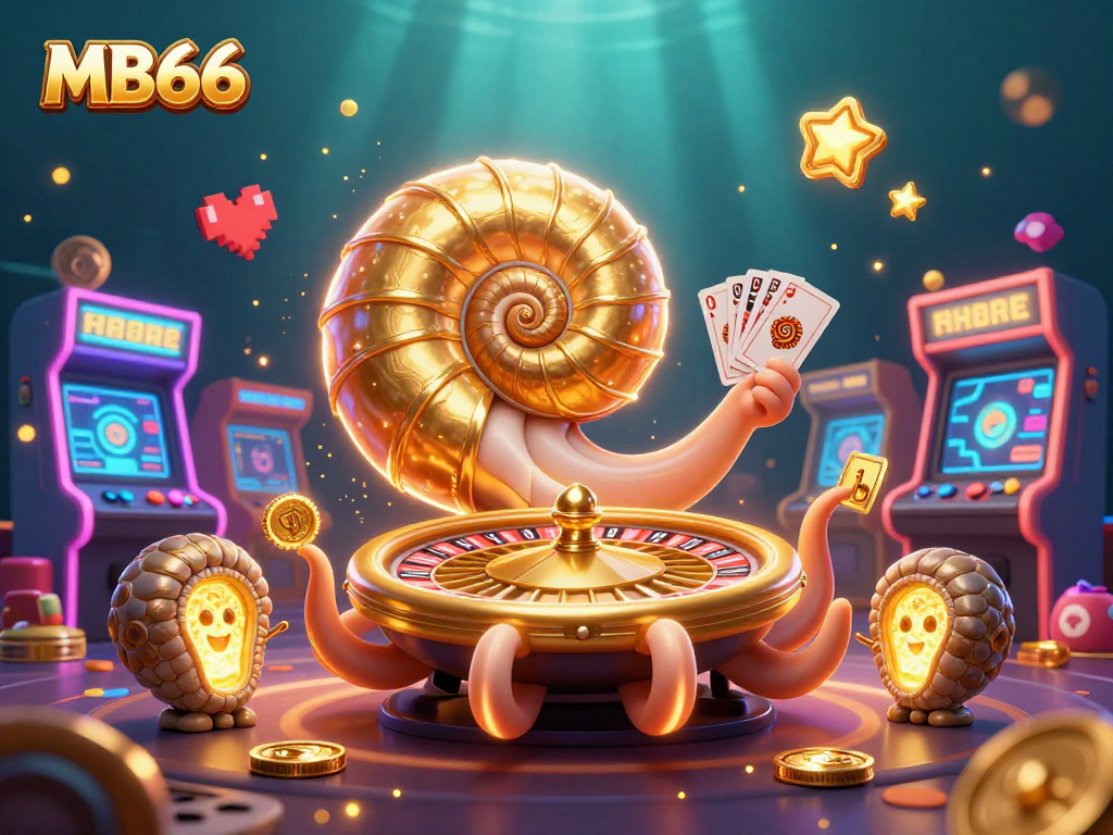 Experience the thrill of MB66 gaming with an ancient nautilus roulette and glowing companions.