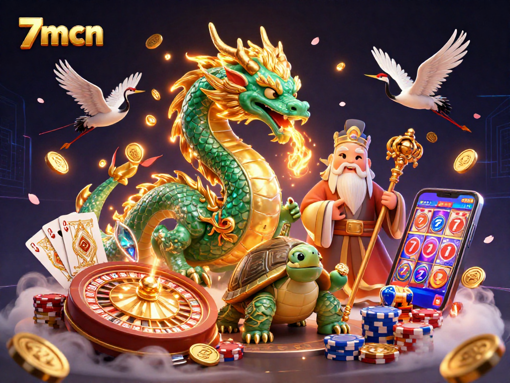 Experience thrilling gameplay in keno with 7mcn's majestic characters and dynamic casino elements.