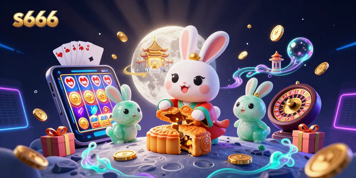 Experience the thrill of s666 casino with moon rabbit fortune and vibrant gaming elements.