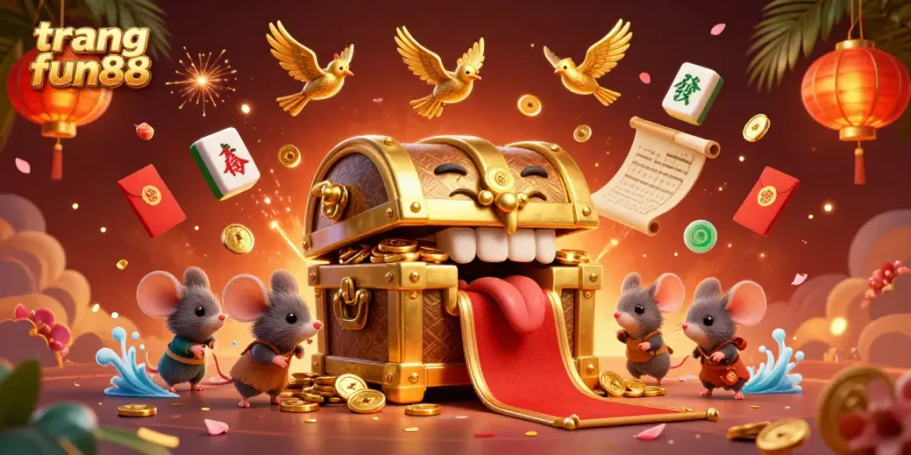 Join the fun at trang fun88 where adventurous mice discover treasures amidst glowing lanterns and winning games.