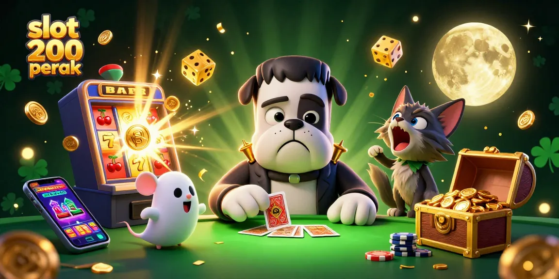 Mainkan slot 200 perak dengan monster lucu dan suasana kasino yang meriah.