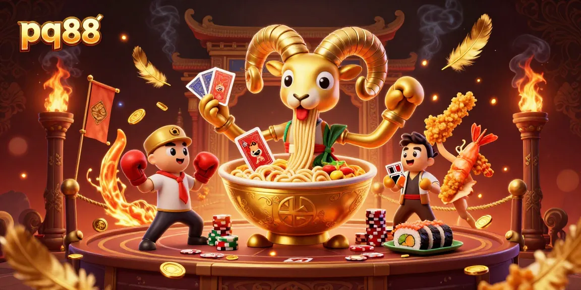 Experience vibrant pq 88 casino action with playful characters and dynamic gaming elements.