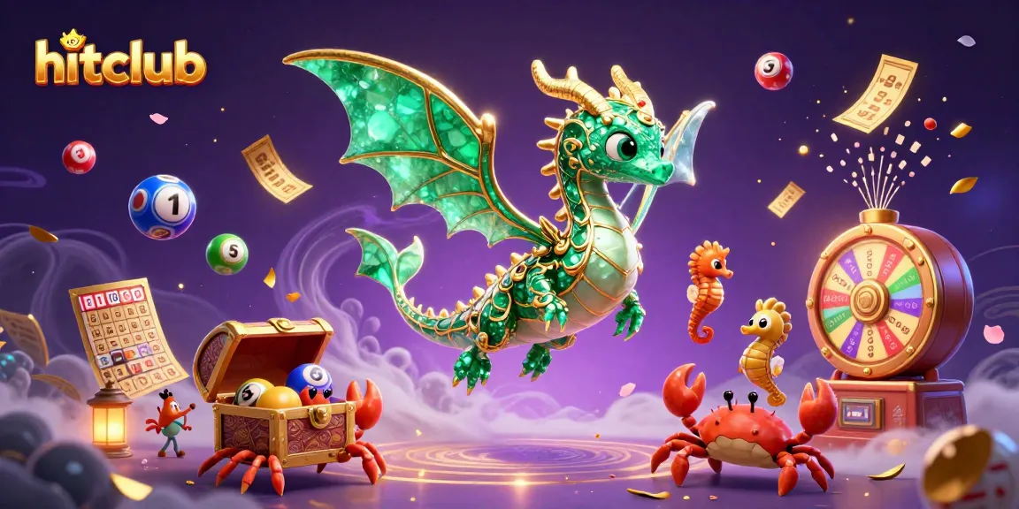 Join the excitement at hitclub with a vibrant treasure hunt featuring dazzling lottery elements.
