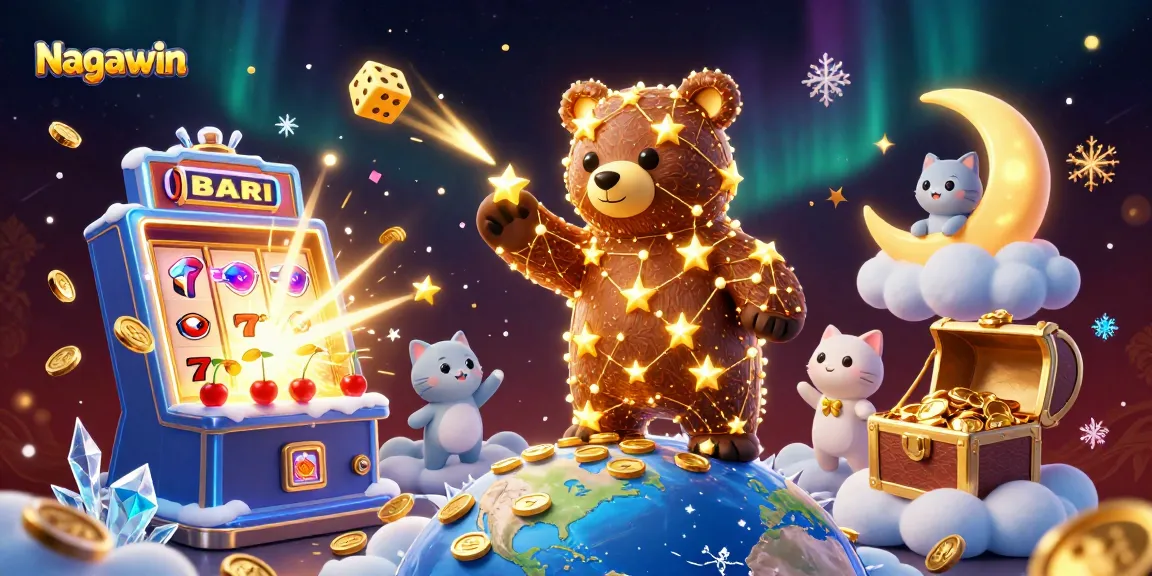 Nagawin captures the excitement of online slots with vibrant symbols and a dazzling jackpot.