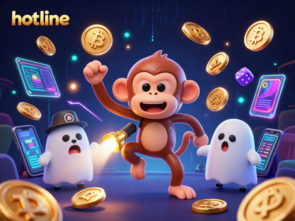 Experience the thrilling hotline action in a vivid haunted casino scene.