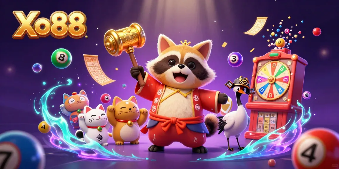 Xo88 offers a vibrant festive casino experience with lucky characters, colorful balls, and dynamic bonuses.