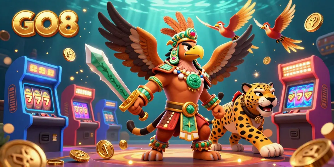 Engage with GO8 by exploring vibrant gameplay featuring Aztec warriors in an immersive casino experience.