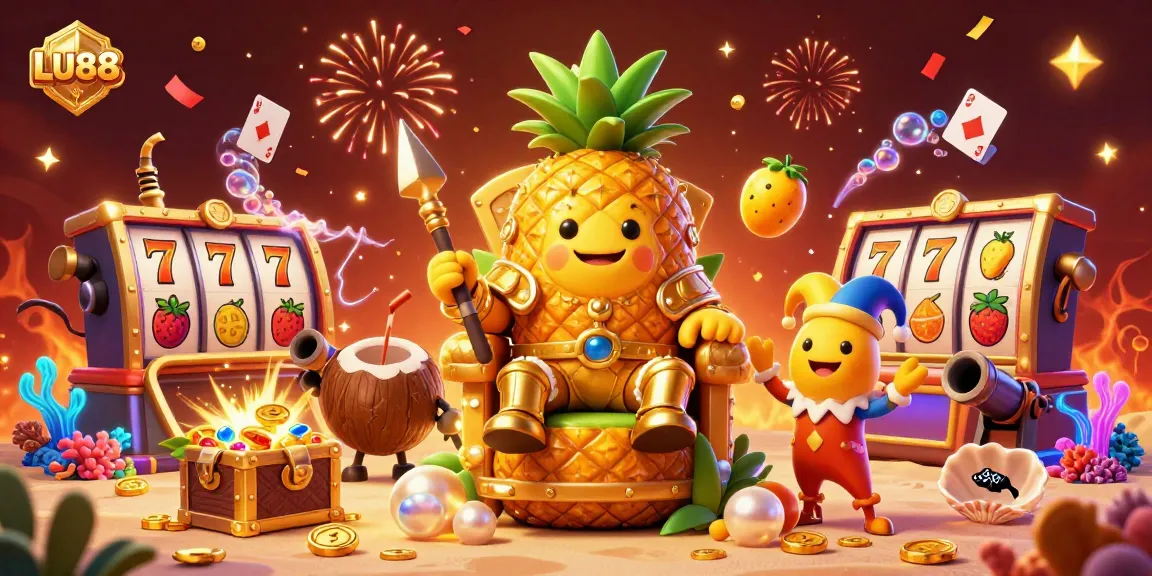 Experience the thrilling world of LU88 with vibrant cartoon characters and fantastic casino games.