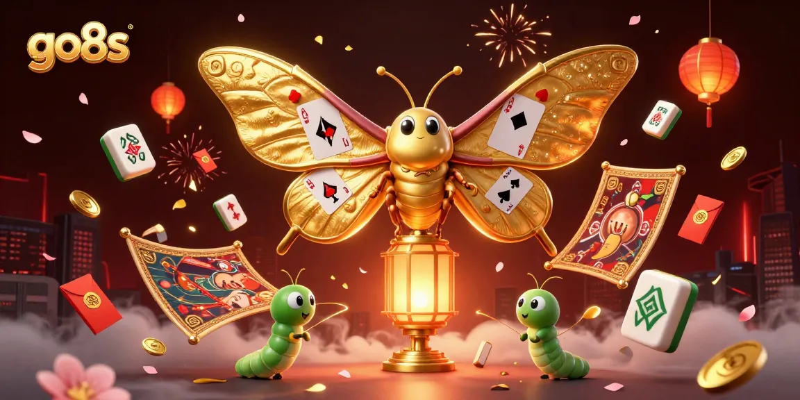 Experience thrilling gameplay at go8s with vibrant casino elements and golden symbols.