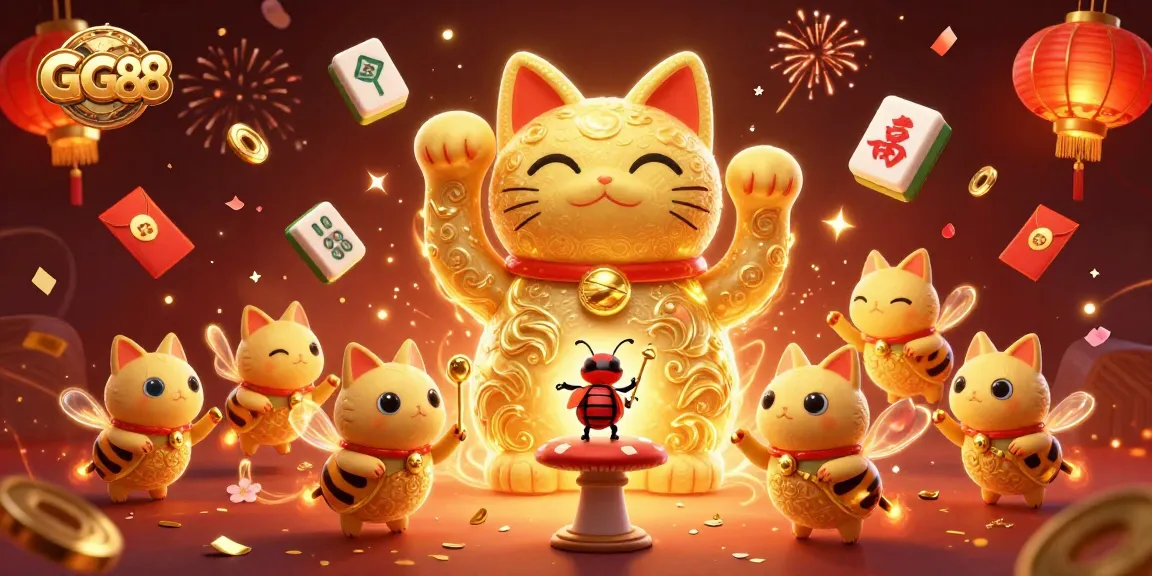 Experience thrilling gaming at GG88 with vibrant scenes of luck and winnings.