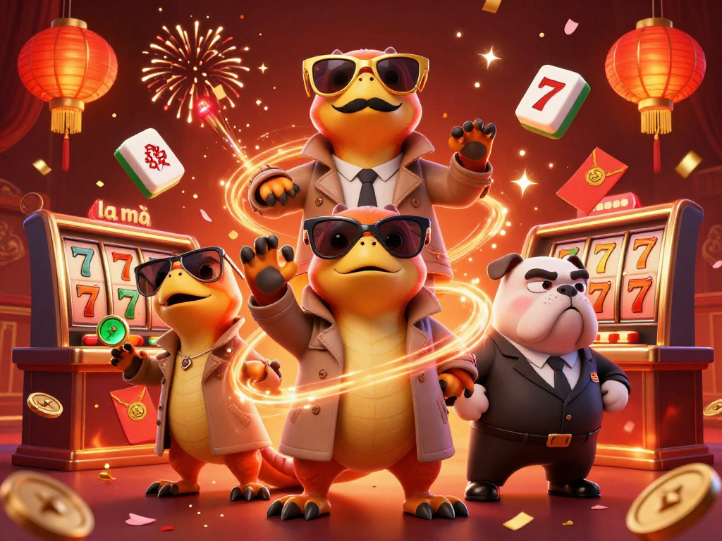 Experience the thrill of la mã with three raptors cleverly disguised to enter a casino.
