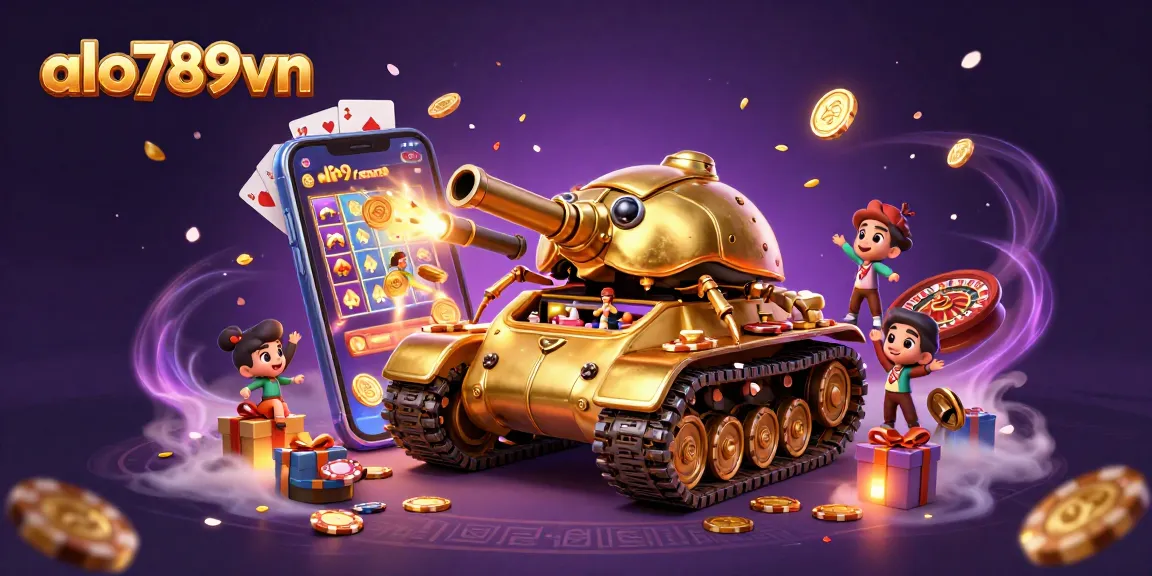 Play exciting casino games at alo789vn with vibrant visuals of 3D casino miniatures bursting with action.
