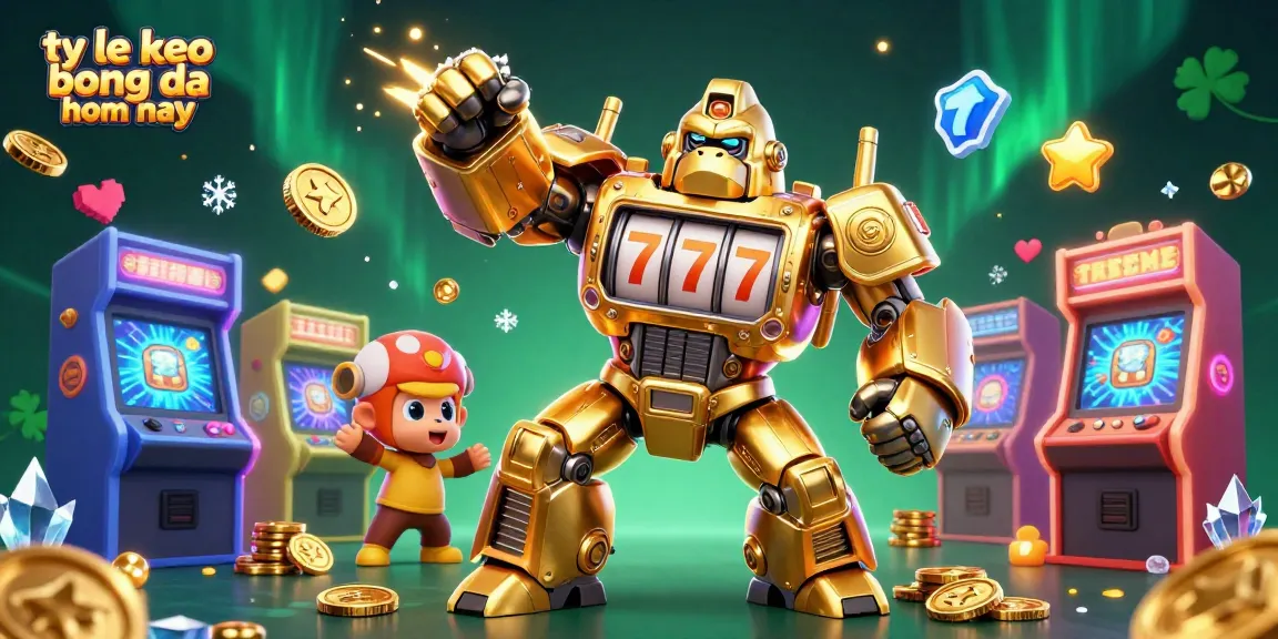 Engage in ty le keo bong da hom nay with dynamic gaming action illustrated in vibrant 3D style.