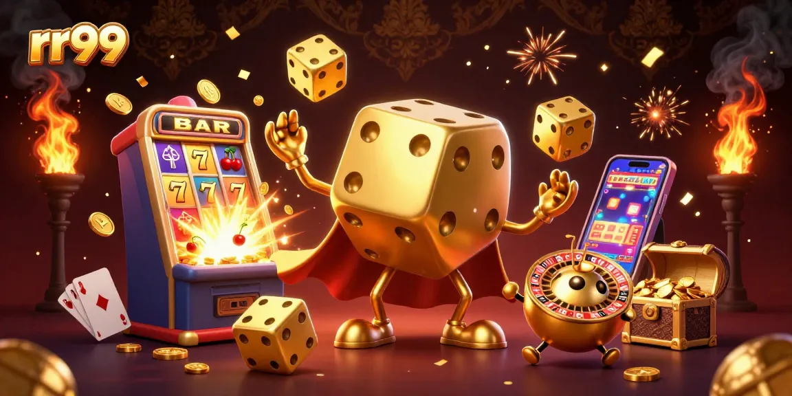 Experience winning thrills at rr99 with dynamic golden dice and a jackpot explosion!