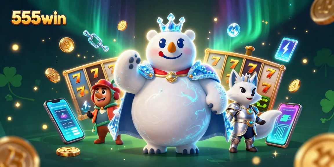 Win big at 555win with vibrant slot game elements and enchanting 3D characters.