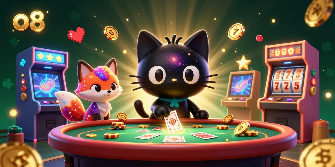 Experience o8's engaging casino atmosphere with galactic charm and vibrant gameplay elements
