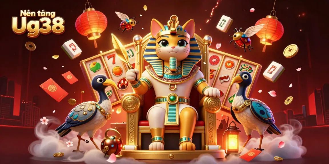 Engaging scene showcasing Nền tảng Ug38's vibrant casino energy with a unique Egyptian theme.