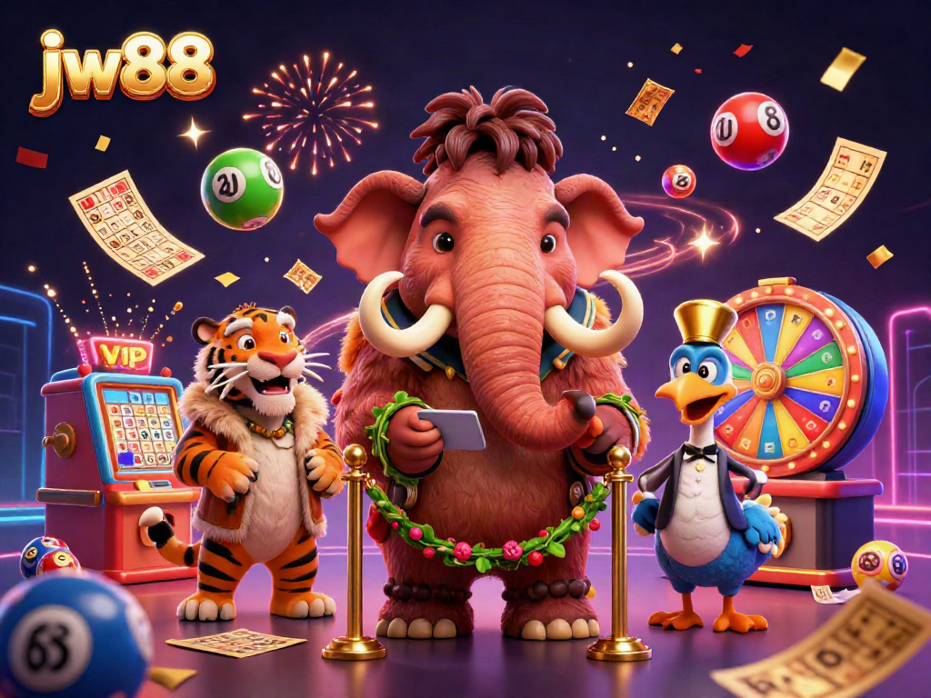 Experience the excitement at JW88 casino with vibrant games and dynamic characters!