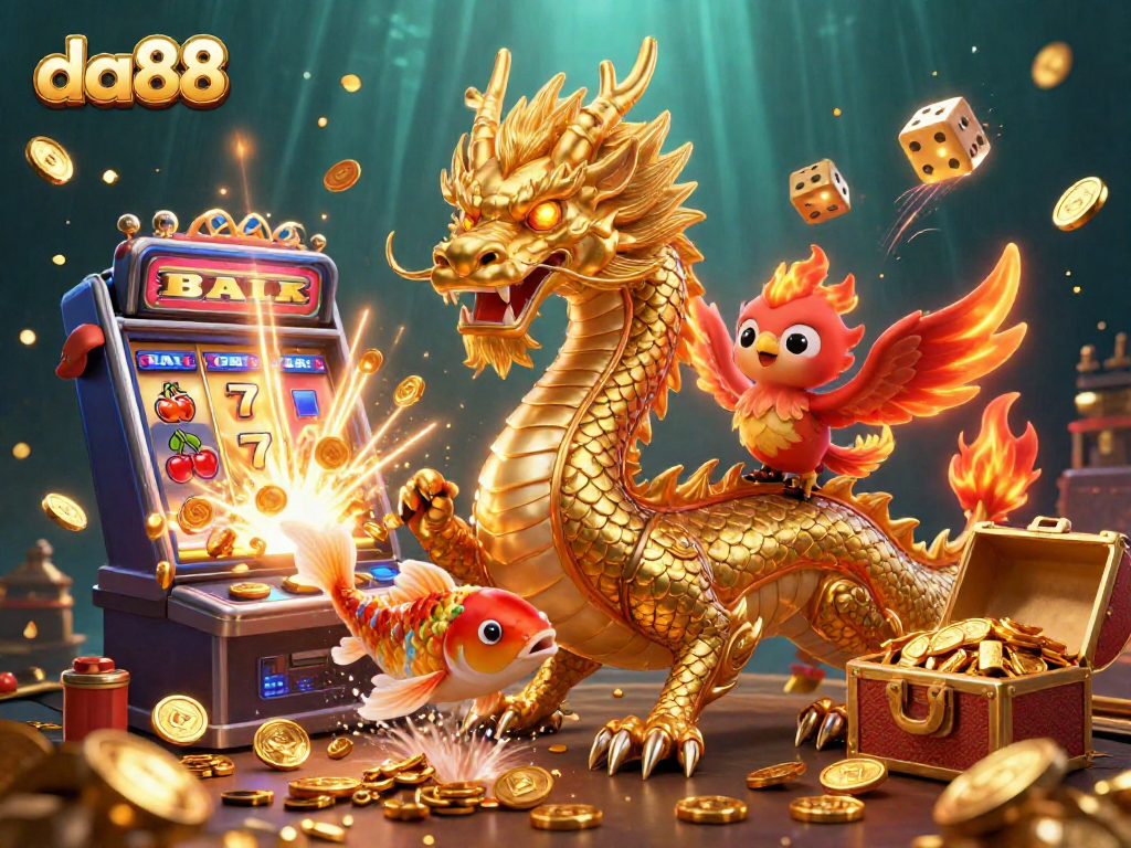 Experience exhilarating wins with da88's vibrant casino visuals and dynamic gaming elements.