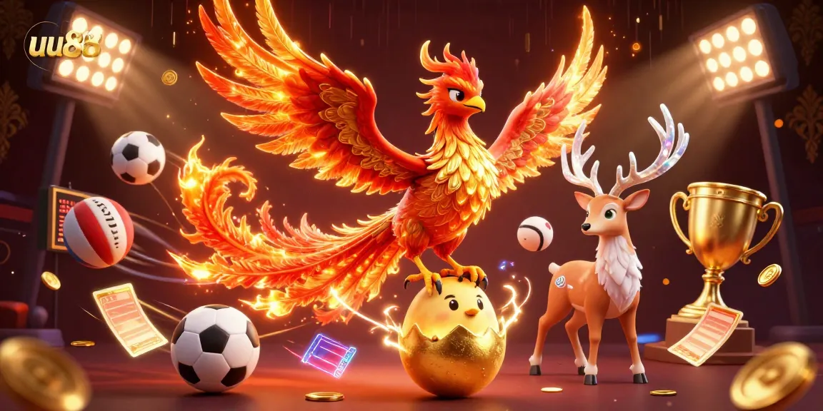 uu88 offers an engaging experience with dynamic 3D casino elements and vibrant characters.